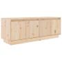 Solid pine wood TV stand 110x34x40 cm by vidaXL, TV Furniture - Ref: Foro24-813849, Price: 84,46 €, Discount: %