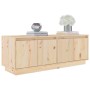 Solid pine wood TV stand 110x34x40 cm by vidaXL, TV Furniture - Ref: Foro24-813849, Price: 84,46 €, Discount: %