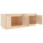 Solid pine wood TV stand 110x34x40 cm by vidaXL, TV Furniture - Ref: Foro24-813849, Price: 84,46 €, Discount: %