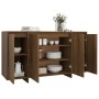 Aparador de madera de ingeniería marrón roble 135x41x75 cm de vidaXL, Aparadores - Ref: Foro24-813058, Precio: 158,99 €, Desc...