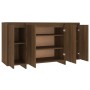 Aparador de madera de ingeniería marrón roble 135x41x75 cm de vidaXL, Aparadores - Ref: Foro24-813058, Precio: 158,99 €, Desc...