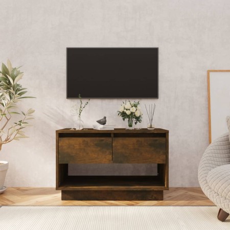 Mueble de TV madera de ingeniería roble ahumado 70x41x44 cm de vidaXL, Muebles TV - Ref: Foro24-812975, Precio: 59,99 €, Desc...