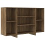 Aparador de madera de ingeniería marrón roble 120x30x75 cm de vidaXL, Aparadores - Ref: Foro24-813067, Precio: 66,61 €, Descu...