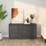 Solid gray pine wood sideboard 111x34x60 cm by vidaXL, Sideboards - Ref: Foro24-813811, Price: 92,99 €, Discount: %