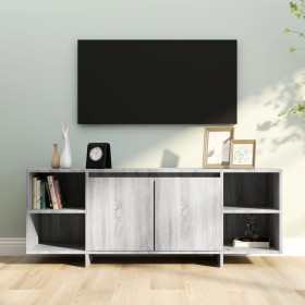 Mueble de TV madera de ingeniería gris Sonoma 130x35x50 cm de vidaXL, Muebles TV - Ref: Foro24-813054, Precio: 77,99 €, Descu...