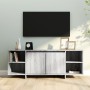 Engineered wood TV stand in Sonoma gray, 130x35x50 cm by vidaXL, TV Furniture - Ref: Foro24-813054, Price: 70,64 €, Discount: %