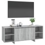 Engineered wood TV stand in Sonoma gray, 130x35x50 cm by vidaXL, TV Furniture - Ref: Foro24-813054, Price: 70,64 €, Discount: %