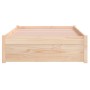 Estructura de cama madera maciza de pino 90x190 cm de vidaXL, Camas y somieres - Ref: Foro24-833227, Precio: 109,51 €, Descue...