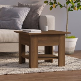 Mesa de centro madera de ingeniería marrón roble 55x55x42 cm de vidaXL, Mesas de centro - Ref: Foro24-813079, Precio: 36,99 €...