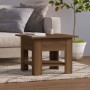 Mesa de centro madera de ingeniería marrón roble 55x55x42 cm de vidaXL, Mesas de centro - Ref: Foro24-813079, Precio: 37,67 €...