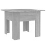 Sonoma gray engineered wood coffee table 55x55x42 cm by vidaXL, Coffee table - Ref: Foro24-813069, Price: 39,99 €, Discount: %