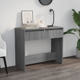 Engineered wood gray Sonoma console table 89x41x76.5 cm by vidaXL, Side tables - Ref: Foro24-813000, Price: 45,46 €, Discount: %