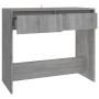 Engineered wood gray Sonoma console table 89x41x76.5 cm by vidaXL, Side tables - Ref: Foro24-813000, Price: 45,40 €, Discount: %