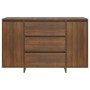 Sideboard with 3 oak brown drawers 120x41x75 cm by vidaXL, Sideboards - Ref: Foro24-813064, Price: 147,99 €, Discount: %