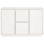 Aparador madera maciza de pino blanco 111x34x75 cm de vidaXL, Aparadores - Ref: Foro24-814310, Precio: 125,39 €, Descuento: %