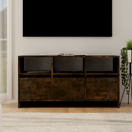 Eiche geräuchert Holzwerkstoff TV-Ständer 102x37,5x52,5cm von vidaXL, TV-Möbel - Ref: Foro24-813023, Preis: 64,67 €, Rabatt: %