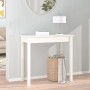 Solid white pine wood console table 80x40x75 cm by vidaXL, Side tables - Ref: Foro24-814245, Price: 68,87 €, Discount: %