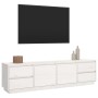 Mueble de TV madera maciza de pino blanco 176x37x47,5 cm de vidaXL, Muebles TV - Ref: Foro24-814320, Precio: 222,79 €, Descue...