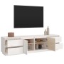 Mueble de TV madera maciza de pino blanco 176x37x47,5 cm de vidaXL, Muebles TV - Ref: Foro24-814320, Precio: 222,79 €, Descue...