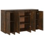 Aparador de madera de ingeniería roble ahumado 120x41x75 cm de vidaXL, Aparadores - Ref: Foro24-813059, Precio: 116,83 €, Des...