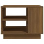 Mesa de centro madera de ingeniería marrón roble 55x55x43 cm de vidaXL, Mesas de centro - Ref: Foro24-813088, Precio: 44,08 €...