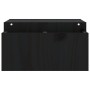 Soporte para monitor madera maciza de pino negro 70x27,5x15 cm de vidaXL, Bases y elevadores para ordenadores - Ref: Foro24-8...