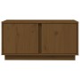 TV cabinet solid pine wood honey brown 80x35x40.5 cm by vidaXL, TV Furniture - Ref: Foro24-814472, Price: 52,13 €, Discount: %