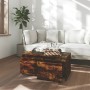 Smoked oak engineered wood coffee table 90x50x41.5 cm by vidaXL, Coffee table - Ref: Foro24-813029, Price: 54,34 €, Discount: %