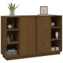 Honigbraunes Sideboard aus massivem Kiefernholz, 120 x 35 x 80 cm von vidaXL, Sideboards - Ref: Foro24-814502, Preis: 117,83 ...