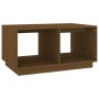 Mesa de centro madera maciza de pino marrón miel 80x50x40 cm de vidaXL, Mesas de centro - Ref: Foro24-814437, Precio: 56,70 €...