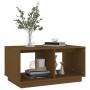 Mesa de centro madera maciza de pino marrón miel 80x50x40 cm de vidaXL, Mesas de centro - Ref: Foro24-814437, Precio: 56,99 €...