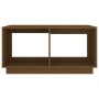 Mesa de centro madera maciza de pino marrón miel 80x50x40 cm de vidaXL, Mesas de centro - Ref: Foro24-814437, Precio: 56,99 €...