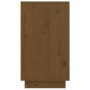 Mueble zapatero de madera maciza pino marrón miel 110x34x61 cm de vidaXL, Zapateros y organizadores de calzado - Ref: Foro24-...