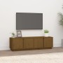 Honey brown solid pine wood TV cabinet 140x40x40 cm by vidaXL, TV Furniture - Ref: Foro24-814462, Price: 95,99 €, Discount: %