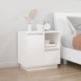 Bedside tables 2 units solid white pine wood 50x34x50 cm by vidaXL, Nightstands - Ref: Foro24-814482, Price: 124,63 €, Discou...