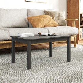 Solid gray pine wood coffee table 80x50x40 cm by vidaXL, Coffee table - Ref: Foro24-814281, Price: 57,97 €, Discount: %