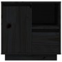 Mesita de noche madera maciza de pino negro 50x34x50 cm de vidaXL, Mesitas de noche - Ref: Foro24-814487, Precio: 50,84 €, De...