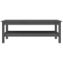 Solid gray pine wood coffee table 110x50x40 cm by vidaXL, Coffee table - Ref: Foro24-814276, Price: 101,63 €, Discount: %