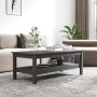 Solid gray pine wood coffee table 110x50x40 cm by vidaXL, Coffee table - Ref: Foro24-814276, Price: 101,63 €, Discount: %