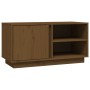 Solid pine wood TV stand in honey brown color, measuring 80x35x40.5 cm. by vidaXL, TV Furniture - Ref: Foro24-814467, Price: ...