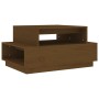 Mesa de centro madera maciza de pino marrón miel 80x55x40,5 cm de vidaXL, Mesas de centro - Ref: Foro24-814517, Precio: 74,99...