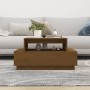 Solid pine honey brown coffee table 80x55x40.5 cm by vidaXL, Coffee table - Ref: Foro24-814517, Price: 70,97 €, Discount: %