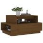 Solid pine honey brown coffee table 80x55x40.5 cm by vidaXL, Coffee table - Ref: Foro24-814517, Price: 70,97 €, Discount: %