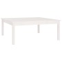 Solid white pine wood coffee table 100x100x40 cm by vidaXL, Coffee table - Ref: Foro24-814290, Price: 64,99 €, Discount: %