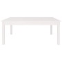 Mesa de centro de madera maciza de pino blanco 100x100x40 cm de vidaXL, Mesas de centro - Ref: Foro24-814290, Precio: 64,99 €...