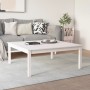 Solid white pine wood coffee table 100x100x40 cm by vidaXL, Coffee table - Ref: Foro24-814290, Price: 64,99 €, Discount: %