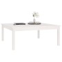 Mesa de centro de madera maciza de pino blanco 100x100x40 cm de vidaXL, Mesas de centro - Ref: Foro24-814290, Precio: 64,99 €...