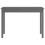 Solid gray pine wood console table 110x40x75 cm by vidaXL, Side tables - Ref: Foro24-814241, Price: 90,06 €, Discount: %