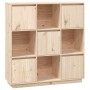 Aparador alto de madera maciza de pino 110,5x35x117 cm de vidaXL, Aparadores - Ref: Foro24-814369, Precio: 195,15 €, Descuent...