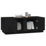 Mesa de centro de madera maciza de pino negro 110x50x40 cm de vidaXL, Mesas de centro - Ref: Foro24-814433, Precio: 88,91 €, ...